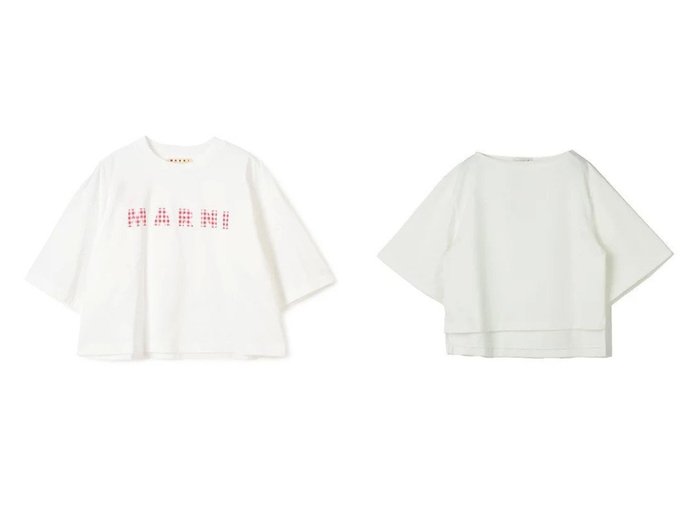 【MACKINTOSH/マッキントッシュ】のボートネックカットソー&【MARNI/マルニ】のT-SHIRT トップス、カットソー おすすめ人気トレンドファッション通販アイテム 人気、トレンドファッション・服の通販 founy(ファニー) ファッション Fashion レディースファッション WOMEN トップス・カットソー Tops/Tshirt シャツ/ブラウス Shirts/Blouses ロング / Tシャツ T-Shirts カットソー Cut and Sewn 2025年 2025 2025春夏・S/S Ss,Spring/Summer,2025 ギンガム Gingham コンパクト Compact チェック Check バランス Balance リラックス Relax レトロ Retro 今季 This Season 半袖 Short Sleeve 洗える Washable |ID:crp329100000217208