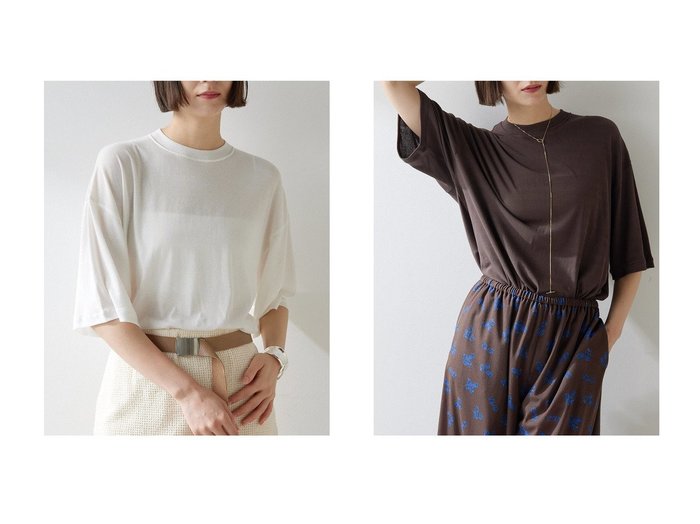 【Whim Gazette/ウィムガゼット】のシアービッグTシャツ 【通販サイトで人気ランキング上位、おすすめ!レディースファッション通販 / Popular clothes】   おすすめ人気トレンドファッション通販アイテム 人気、トレンドファッション・服の通販 founy(ファニー) ファッション Fashion レディースファッション WOMEN トップス・カットソー Tops/Tshirt シャツ/ブラウス Shirts/Blouses ロング / Tシャツ T-Shirts カットソー Cut and Sewn シアー Sheer ショート Short スリーブ Sleeve ベビー Baby ボトム Bottom NEW・新作・新着・新入荷 New Arrivals |ID:crp329100000217224