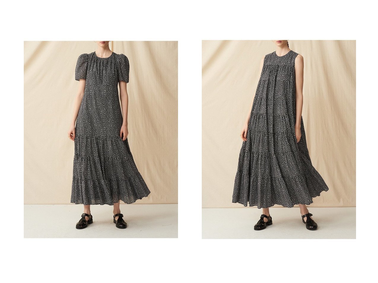 【MARIHA/マリハ】のチューリップのドレス Baby Daisies&ミューズのドレス Baby Daisies ワンピース、ドレス おすすめ人気トレンドファッション通販アイテム インテリア・キッズ・メンズ・レディースファッション・服の通販 founy(ファニー) 　ファッション　Fashion　レディースファッション　WOMEN　ワンピース　Dress　ドレス　Party Dresses　チュニック　Tunic　スリーブ　Sleeve　チュニック　Tunic　チューリップ　Tulip　ドレス　Dress　ロング　Long　NEW・新作・新着・新入荷　New Arrivals　ブラック系　Black　|ID:crp329100000217229