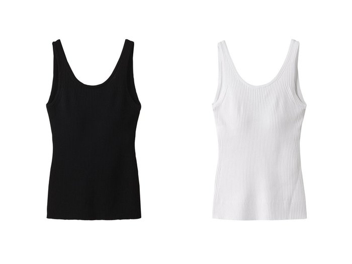 【heliopole/エリオポール】の【NICENICE MOMENT】タンクトップ SHELL トップス、カットソー おすすめ人気トレンドファッション通販アイテム 人気、トレンドファッション・服の通販 founy(ファニー) 　ファッション　Fashion　レディースファッション　WOMEN　トップス・カットソー　Tops/Tshirt　キャミソール / ノースリーブ　No Sleeves　シャツ/ブラウス　Shirts/Blouses　ロング / Tシャツ　T-Shirts　カットソー　Cut and Sewn　インナー　Inner　キャミソール　Camisole　ジャケット　Jacket　タンク　Tank　フィット　Fit　NEW・新作・新着・新入荷　New Arrivals　|ID:crp329100000217240