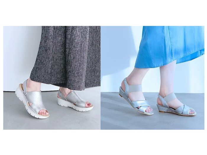 【enchanted/エンチャンテッド】のクロスワンストゴムウエッジサンダル&本革2WAYミュールスリングバックサンダル おすすめ人気トレンドファッション通販アイテム インテリア・キッズ・メンズ・レディースファッション・服の通販 founy(ファニー) https://founy.com/ ファッション Fashion レディースファッション WOMEN バッグ Bag サンダル Sandals ラップ Wrap 軽量 Lightweight クッション Cushion フィット Fit リゾート Resort 夏 Summer 旅行 Travel |ID:crp329100000217253