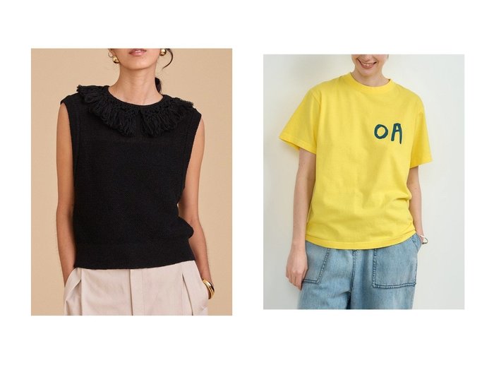 【HOUSE OF LOTUS/ハウス オブ ロータス】のハワイアイランドカラーTシャツ -OAHU-&ミックスヤーンデタッチャブルカラープルオーバー トップス、カットソー おすすめ人気トレンドファッション通販アイテム 人気、トレンドファッション・服の通販 founy(ファニー) ファッション Fashion レディースファッション WOMEN トップス・カットソー Tops/Tshirt ニット Knit Tops プルオーバー Pullover シャツ/ブラウス Shirts/Blouses ロング / Tシャツ T-Shirts カットソー Cut and Sewn かぎ針 Crochet バランス Balance ミックス Mix リネン Linen NEW・新作・新着・新入荷 New Arrivals |ID:crp329100000217287