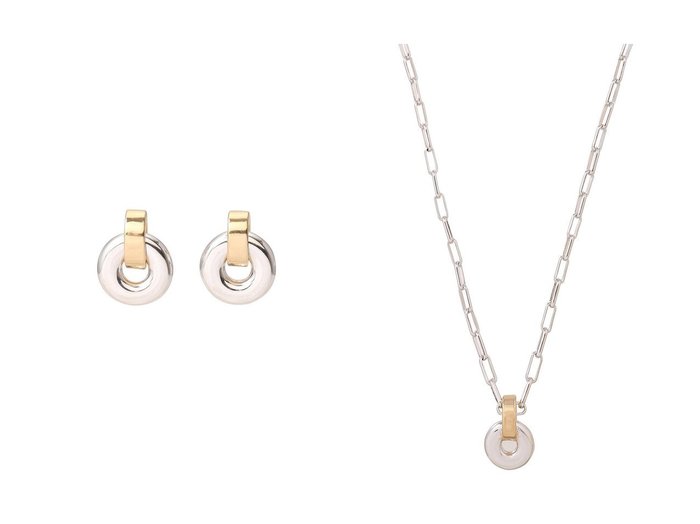 【LAURA LOMBARDI/ローラロンバルディ】のTwo tone piega ピアス&Two tone mini piega ペンダント アクセサリー、ジュエリー おすすめ人気トレンドファッション通販アイテム 人気、トレンドファッション・服の通販 founy(ファニー) ファッション Fashion レディースファッション WOMEN ジュエリー Jewelry リング Rings イヤリング Earrings ネックレス Necklaces イヤリング Earrings シルバー Silver デニム Denim モチーフ Motif ヴィンテージ Vintage NEW・新作・新着・新入荷 New Arrivals |ID:crp329100000217306
