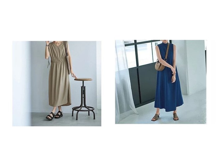 【STYLE DELI/スタイルデリ】のスポンディッシュハイネックノースリワンピース&楊柳ドロストギャザーワンピース ワンピース、ドレス おすすめ人気トレンドファッション通販アイテム 人気、トレンドファッション・服の通販 founy(ファニー) ファッション Fashion レディースファッション WOMEN ワンピース Dress イエロー Yellow インナー Inner 春 Spring カーディガン Cardigan キャミソール Camisole ギャザー Gather シアー Sheer ショルダー Shoulder ジャケット Jacket スニーカー Sneakers スリット Slit デコルテ Decolletage ドレープ Drape ノースリーブ No Sleeve フィット Fit ペチコート Petticoat ポケット Pocket 半袖 Short Sleeve リゾート Resort ループ Loop S/S・春夏 Ss・Spring/Summer 夏 Summer エアリー Airy 軽量 Lightweight サマー Summer シンプル Simple スカーフ Scarf |ID:crp329100000217310