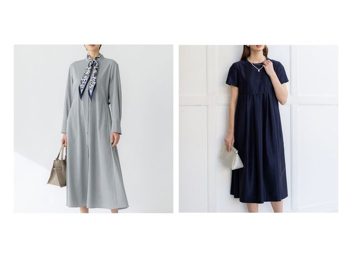 【NIJYUSANKU/23区】の【APPLAUDIR】トリアセシャンタン ドレス&【洗える】ライトクロス ワンピース おすすめ人気トレンドファッション通販アイテム 人気、トレンドファッション・服の通販 founy(ファニー) ファッション Fashion レディースファッション WOMEN ワンピース Dress シャツワンピース Shirt Dresses ドレス Party Dresses 春 Spring 洗える Washable カットソー Cut And Sew コクーン Cocoon シンプル Simple ジャケット Jacket ジャージー Jersey ストレッチ Stretch セットアップ Set Up ツイル Twill ドレープ Drape フレア Flare ワイド Wide S/S・春夏 Ss・Spring/Summer おすすめ Recommend 夏 Summer エレガント 上品 Elegant ビジネス 仕事 通勤 Business 2025年 2025 2025春夏・S/S Ss,Spring/Summer,2025 |ID:crp329100000217317