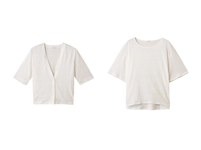 【MIDIUMISOLID/ミディウミソリッド】のslv compact CD カーディガン&slv linen wide PO プルオーバー トップス、カットソー おすすめ人気トレンドファッション通販アイテム 人気、トレンドファッション・服の通販 founy(ファニー) ファッション Fashion レディースファッション WOMEN トップス・カットソー Tops/Tshirt ニット Knit Tops カーディガン Cardigans シャツ/ブラウス Shirts/Blouses プルオーバー Pullover カーディガン Cardigan クロップド Cropped シンプル Simple トレンド Trend バランス Balance ボトム Bottom NEW・新作・新着・新入荷 New Arrivals |ID:crp329100000217335