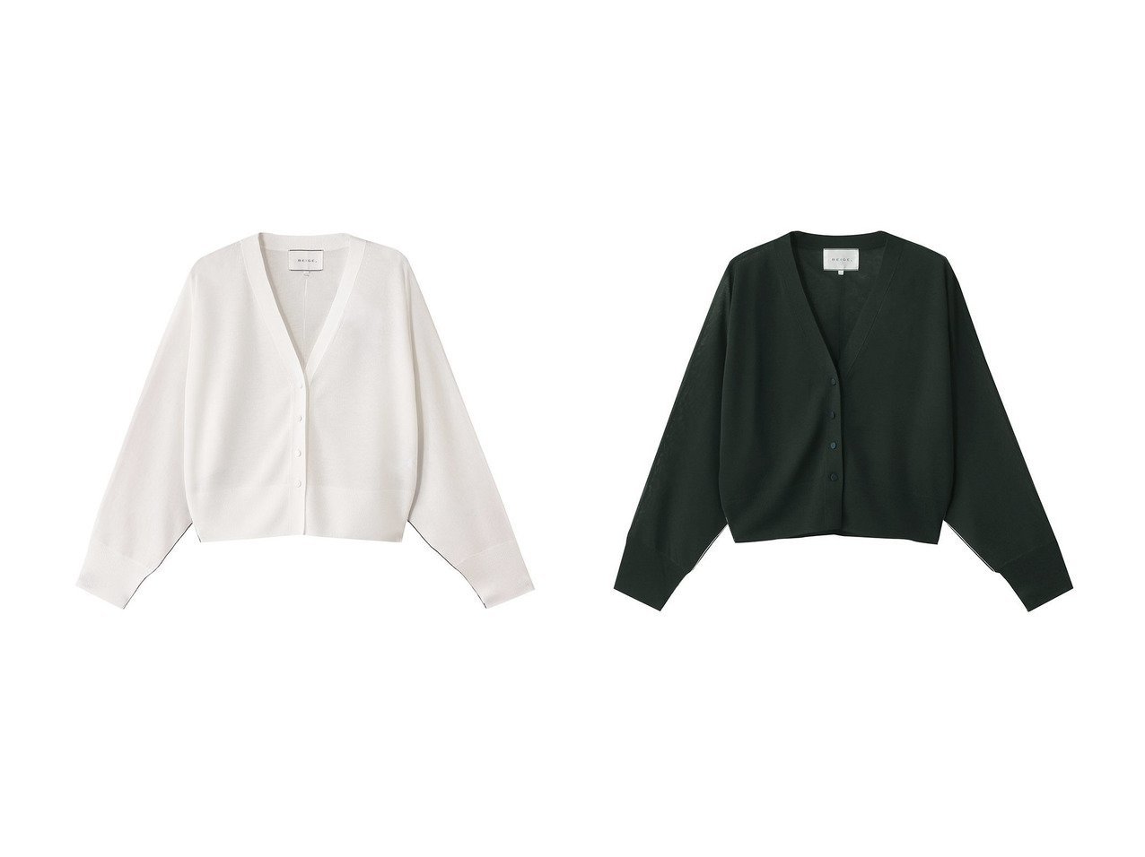 【BEIGE,/ベイジ,】のMOISE(モイーズ)/カーディガン トップス、カットソー おすすめ人気トレンドファッション通販アイテム インテリア・キッズ・メンズ・レディースファッション・服の通販 founy(ファニー) 　ファッション　Fashion　レディースファッション　WOMEN　トップス・カットソー　Tops/Tshirt　ニット　Knit Tops　カーディガン　Cardigans　カーディガン　Cardigan　シアー　Sheer　スリーブ　Sleeve　トレンド　Trend　夏　Summer　NEW・新作・新着・新入荷　New Arrivals　春　Spring　S/S・春夏　Ss・Spring/Summer　ホワイト系　White　ブラック系　Black　グリーン系　Green　|ID:crp329100000217339