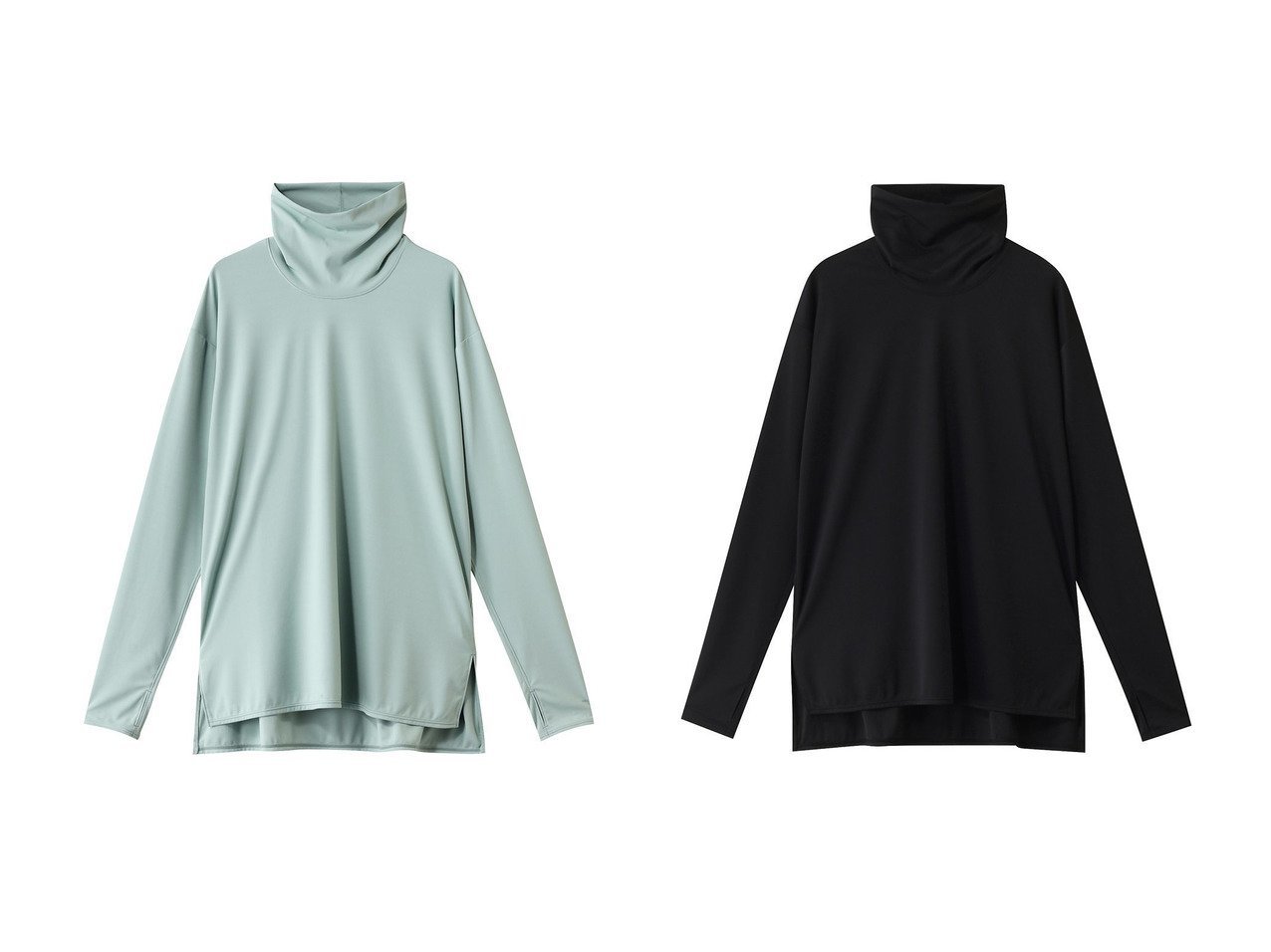 【HELLY HANSEN/ヘリーハンセン】のS シャルムラッシュガードハイネック トップス、カットソー おすすめ人気トレンドファッション通販アイテム インテリア・キッズ・メンズ・レディースファッション・服の通販 founy(ファニー) 　ファッション　Fashion　レディースファッション　WOMEN　トップス・カットソー　Tops/Tshirt　スポーツウェア　Sportswear　スポーツ トップス　Sports Tops　アウトドア　Outdoor　スポーツ　Sports　ハイネック　High Neck　ミラノリブ　Milan Ribs　夏　Summer　NEW・新作・新着・新入荷　New Arrivals　ブラック系　Black　グレー系　Gray　|ID:crp329100000217392