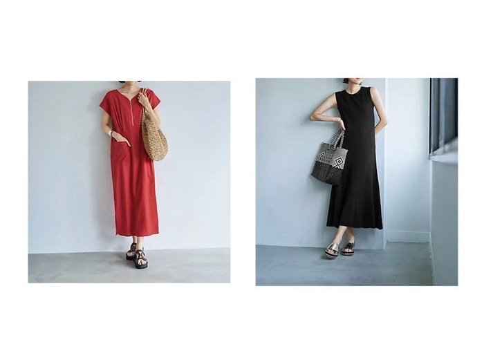 【STYLE DELI/スタイルデリ】の【LUXE】ファスナーVネック麻混ワンピース&【ドライ質感】リブ編みマーメイドワンピース おすすめ人気トレンドファッション通販アイテム 人気、トレンドファッション・服の通販 founy(ファニー) ファッション Fashion レディースファッション WOMEN ワンピース Dress インナー Inner カーディガン Cardigan 切替 Switching サンダル Sandals シルバー Silver ジャケット Jacket スニーカー Sneakers スリット Slit タンク Tank デコルテ Decolletage ノースリーブ No Sleeve バランス Balance ペチコート Petticoat ポケット Pocket 半袖 Short Sleeve リゾート Resort 夏 Summer 春 Spring サマー Summer シンプル Simple 定番 Standard フレア Flare ブルゾン Blouson ベーシック Basic マーメイド Mermaid ループ Loop S/S・春夏 Ss・Spring/Summer |ID:crp329100000217394