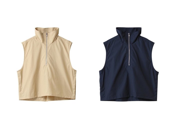 【MIDIUMISOLID/ミディウミソリッド】のNy high neck zip vest.M ベスト コート、ジャケット おすすめ人気トレンドファッション通販アイテム 人気、トレンドファッション・服の通販 founy(ファニー) ファッション Fashion レディースファッション WOMEN アウター Coat Outerwear ジャケット Jackets ジャケット Jacket スポーティ Sporty トレンド Trend ハイネック High Neck ベスト Vest ボトム Bottom ワイド Wide NEW・新作・新着・新入荷 New Arrivals 軽量 Lightweight |ID:crp329100000217399