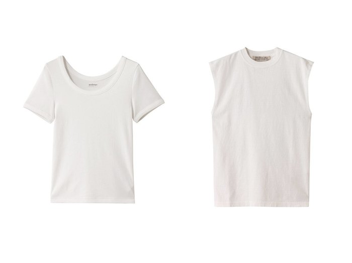 【martinique/マルティニーク】の【REMI RELIEF】16天竺ノースリーブTシャツ&《定番》コットンフライスTシャツ おすすめ人気トレンドファッション通販アイテム 人気、トレンドファッション・服の通販 founy(ファニー) ファッション Fashion レディースファッション WOMEN トップス・カットソー Tops/Tshirt シャツ/ブラウス Shirts/Blouses ロング / Tシャツ T-Shirts カットソー Cut and Sewn キャミソール / ノースリーブ No Sleeves インナー Inner ショート Short スリーブ Sleeve トレンド Trend バランス Balance フィット Fit ボトム Bottom 定番 Standard NEW・新作・新着・新入荷 New Arrivals |ID:crp329100000217409