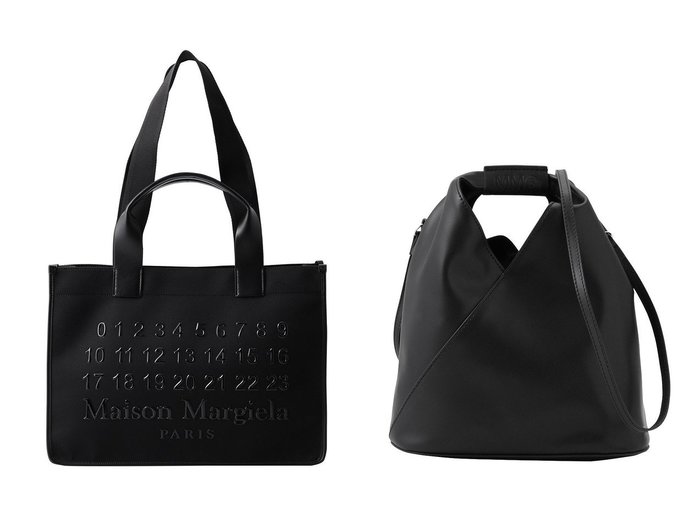 MAISON MARGIELA（メゾン マルジェラ）のUNISEXキャンバスショッピングバッグスモールとMM6 Maison Martin Margiela（エムエム6 メゾン マルタン マルジェラ）のジャパニーズクロスバッグ おすすめ人気トレンドファッション通販アイテム 人気、トレンドファッション・服の通販 founy(ファニー) ファッション Fashion レディースファッション WOMEN バッグ Bag ユニセックス Unisex キャンバス Canvas スタイリッシュ Stylish NEW・新作・新着・新入荷 New Arrivals |ID:crp329100000217412