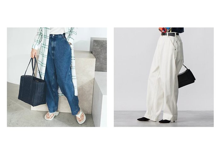 90年代ムード漂うイージーフィットデニム【Oblada】SKATER JEANS おすすめ人気トレンドファッション通販アイテム 人気、トレンドファッション・服の通販 founy(ファニー) ファッション Fashion レディースファッション WOMEN シルク Silk シンプル Simple ジーンズ Jeans デニム Denim |ID:crp329100000217459