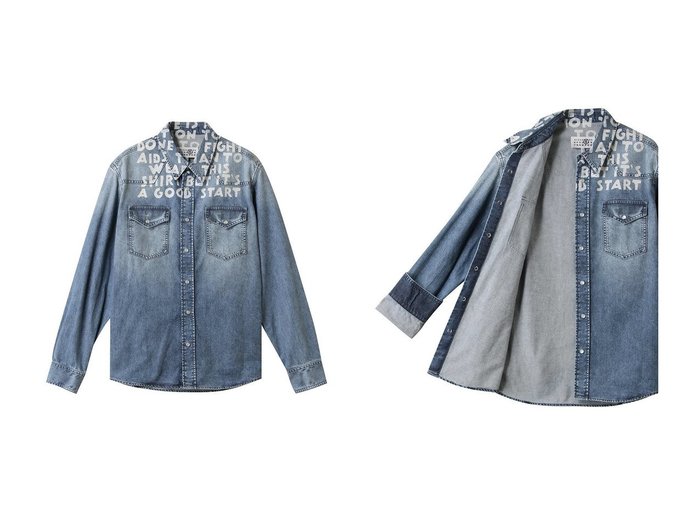 【MM6 Maison Margiela / MEN】ロングスリーブデニムジャケット おすすめ人気トレンドファッション通販アイテム 人気、トレンドファッション・服の通販 founy(ファニー) 　ファッション　Fashion　メンズファッション　MEN　ジャケット　Jacket　デニム　Denim　フロント　Front　ブルゾン　Blouson　NEW・新作・新着・新入荷　New Arrivals　|ID:crp329100000217494