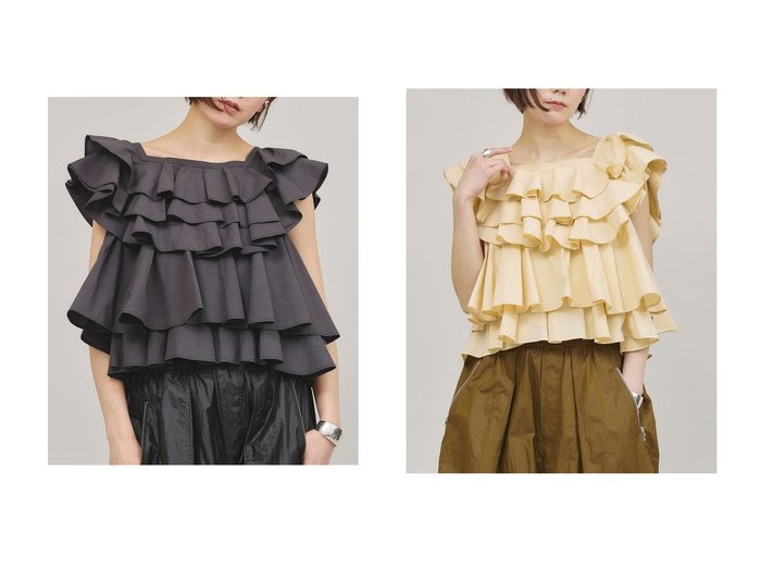 【Curensology】ポプリンラッフルブラウス 立体フリルが映える主役級トップス おすすめ人気トレンドファッション通販アイテム インテリア・キッズ・メンズ・レディースファッション・服の通販 founy(ファニー) https://founy.com/ ファッション Fashion レディースファッション WOMEN トップス・カットソー Tops/Tshirt シャツ/ブラウス Shirts/Blouses インド India ショート Short スリーブ Sleeve バランス Balance フリル Frills ボトム Bottom 再入荷 Restock/Back In Stock/Re Arrival |ID:crp329100000217507