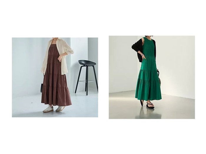 【STYLE DELI/スタイルデリ】の品よく楽しむ、大人のための夏ワンピース＆懐かしさと今らしさを融合した、夏映えワンピース おすすめ人気トレンドファッション通販アイテム 人気、トレンドファッション・服の通販 founy(ファニー) 　ファッション　Fashion　レディースファッション　WOMEN　ワンピース　Dress　くるぶし　Ankle　キャミソール　Camisole　ジャケット　Jacket　スリット　Slit　タンク　Tank　ダメージ　Damage　ペチコート　Petticoat　ポケット　Pocket　リゾート　Resort　ロング　Long　おすすめ　Recommend　夏　Summer　エレガント 上品　Elegant　ビジネス 仕事 通勤　Business　インナー　Inner　春　Spring　カーディガン　Cardigan　キャップ　Cap　シャーリング　Shirring　シューズ　Shoes　スニーカー　Sneakers　ダウン　Down　ティアードスカート　Tiered Skirt　フィット　Fit　フォルム　Form　フレア　Flare　ラウンド　Round　|ID:crp329100000217534