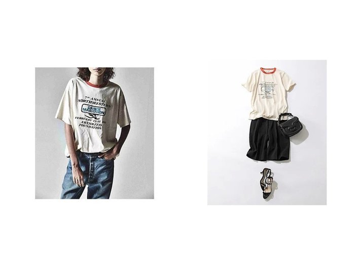 【COUTURE D'ADAM/クチュールドアダム】1981年を感じさせるノスタルジックな一枚 ヴィンテージリメイクTシャツ〈Dance Marathon〉 おすすめ人気トレンドファッション通販アイテム 人気、トレンドファッション・服の通販 founy(ファニー) ファッション Fashion レディースファッション WOMEN トップス・カットソー Tops/Tshirt シャツ/ブラウス Shirts/Blouses ロング / Tシャツ T-Shirts コレクション Collection パイピング Piping プリント Print モチーフ Motif ラバー Rubber リメイク Remake ヴィンテージ Vintage |ID:crp329100000217563