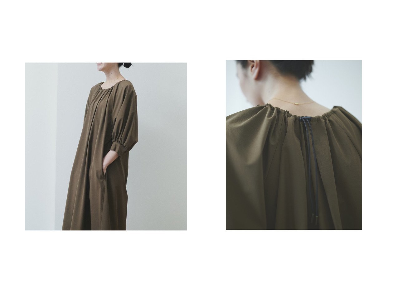 【lelill/レリル】4WAYナイロンで快適さとおしゃれを叶える万能サックワンピース おすすめ人気トレンドファッション通販アイテム インテリア・キッズ・メンズ・レディースファッション・服の通販 founy(ファニー) 　ファッション　Fashion　レディースファッション　WOMEN　ワンピース　Dress　チュニック　Tunic　シャーリング　Shirring　タフタ　Taffeta　チュニック　Tunic　夏　Summer　NEW・新作・新着・新入荷　New Arrivals　ベージュ系　Beige　ブラック系　Black　ブラウン系　Brown　|ID:crp329100000217585