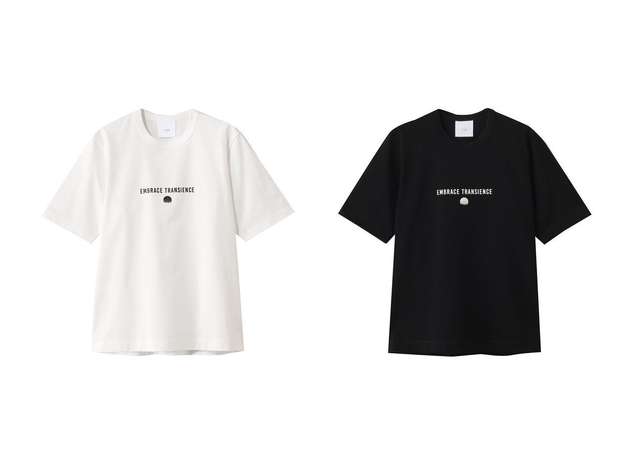 【CINOH/チノ】さりげないロゴが映える万能コンパクトTシャツ おすすめ人気トレンドファッション通販アイテム インテリア・キッズ・メンズ・レディースファッション・服の通販 founy(ファニー) 　ファッション　Fashion　レディースファッション　WOMEN　トップス・カットソー　Tops/Tshirt　シャツ/ブラウス　Shirts/Blouses　ロング / Tシャツ　T-Shirts　カットソー　Cut and Sewn　コンパクト　Compact　ショート　Short　スリーブ　Sleeve　フロント　Front　プリント　Print　ワイド　Wide　人気　Popularity　NEW・新作・新着・新入荷　New Arrivals　ブラック系　Black　ホワイト系　White　|ID:crp329100000217591