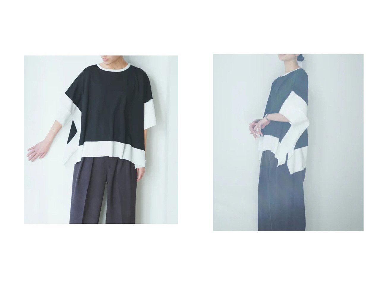 【lelill/レリル】の涼感と美シルエットを両立するハイテクニットケープ おすすめ人気トレンドファッション通販アイテム インテリア・キッズ・メンズ・レディースファッション・服の通販 founy(ファニー) 　ファッション　Fashion　レディースファッション　WOMEN　トップス・カットソー　Tops/Tshirt　シャツ/ブラウス　Shirts/Blouses　ロング / Tシャツ　T-Shirts　カットソー　Cut and Sewn　ショート　Short　スリーブ　Sleeve　ワイド　Wide　夏　Summer　NEW・新作・新着・新入荷　New Arrivals　軽量　Lightweight　ホワイト系　White　グレー系　Gray　ブラック系　Black　|ID:crp329100000217599