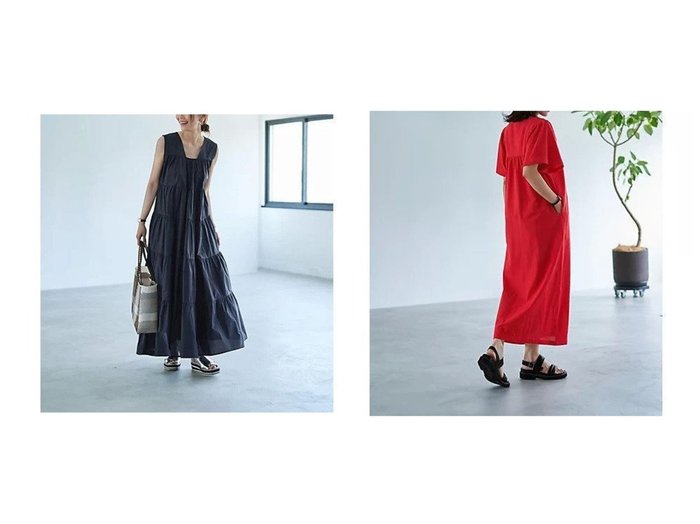 【STYLE DELI】サマーシーズンを快適に、美しく。大人のための名品ワンピース おすすめ人気トレンドファッション通販アイテム 人気、トレンドファッション・服の通販 founy(ファニー) 　ファッション　Fashion　レディースファッション　WOMEN　ワンピース　Dress　ドレス　Party Dresses　くるぶし　Ankle　カーディガン　Cardigan　キャップ　Cap　ギャザー　Gather　軽量　Lightweight　サマー　Summer　ジャケット　Jacket　スニーカー　Sneakers　スリット　Slit　ティアード　Tiered　ドレス　Dress　台形　Trapezoid　ノースリーブ　No Sleeve　フレア　Flare　ペチコート　Petticoat　ポケット　Pocket　リゾート　Resort　ロング　Long　プチプライス・低価格　Affordable　夏　Summer　|ID:crp329100000217615