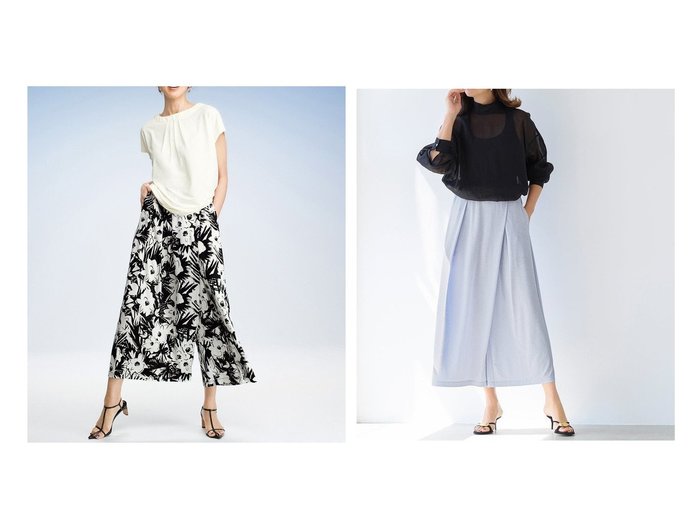 【DoCLASSE/ドゥクラッセ】スカート見えする上品ラップデザインのUVカットパンツ おすすめ人気トレンドファッション通販アイテム 人気、トレンドファッション・服の通販 founy(ファニー) ファッション Fashion レディースファッション WOMEN パンツ Pants NEW・新作・新着・新入荷 New Arrivals カットソー Cut And Sew ドレープ Drape フェミニン Feminine ラップ Wrap ワイド Wide 人気 Popularity 夏 Summer 旅行 Travel |ID:crp329100000217686
