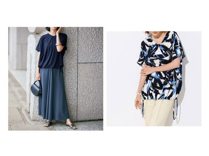 【DoCLASSE/ドゥクラッセ】華やかに着こなす2WAY仕様のUVカットプルオーバー おすすめ人気トレンドファッション通販アイテム 人気、トレンドファッション・服の通販 founy(ファニー) ファッション Fashion レディースファッション WOMEN トップス・カットソー Tops/Tshirt シャツ/ブラウス Shirts/Blouses ロング / Tシャツ T-Shirts プルオーバー Pullover カットソー Cut and Sewn カットソー Cut And Sew チュニック Tunic ドローコード Draw Cord ブラウジング Browsing ボックス Box リラックス Relax 夏 Summer 旅行 Travel |ID:crp329100000217687