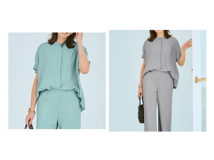 【DoCLASSE/ドゥクラッセ】シャープな華やかさを纏う 大人のボリューム袖ブラウス おすすめ人気トレンドファッション通販アイテム 人気、トレンドファッション・服の通販 founy(ファニー) ファッション Fashion レディースファッション WOMEN トップス・カットソー Tops/Tshirt シャツ/ブラウス Shirts/Blouses NEW・新作・新着・新入荷 New Arrivals オケージョン Occasion セットアップ Set Up リネン Linen 人気 Popularity |ID:crp329100000217842