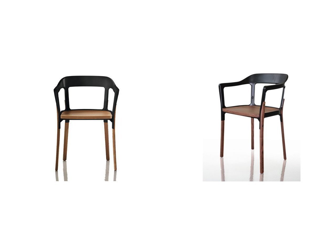 【MAGIS/マジス】異素材の美が際立つ高級感あふれる STEELWOOD CHAIR ウォルナット おすすめ人気トレンドファッション通販アイテム インテリア・キッズ・メンズ・レディースファッション・服の通販 founy(ファニー) 　ウッド　Wood　フレーム　Flame　送料無料　Free Shipping　ホーム・キャンプ・アウトドア・お取り寄せ　Home,Garden,Outdoor,Camping Gear　家具・インテリア　Furniture　チェア・椅子　Chair　ダイニングチェア　Dining Chair　|ID:crp329100000217956