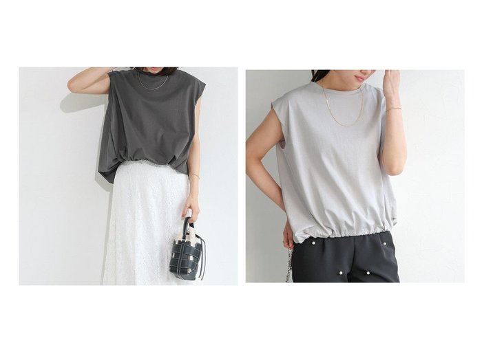 【Pierrot/ピエロ】シンプルなのに高機能 軽撥水ドロストヘムフレンチスリーブTシャツ おすすめ人気トレンドファッション通販アイテム 人気、トレンドファッション・服の通販 founy(ファニー) 　ファッション　Fashion　レディースファッション　WOMEN　トップス・カットソー　Tops/Tshirt　シャツ/ブラウス　Shirts/Blouses　ロング / Tシャツ　T-Shirts　送料無料　Free Shipping　2025年　2025　2025春夏・S/S　Ss,Spring/Summer,2025　カットソー　Cut And Sew　シンプル　Simple　プチプライス・低価格　Affordable　|ID:crp329100000217967