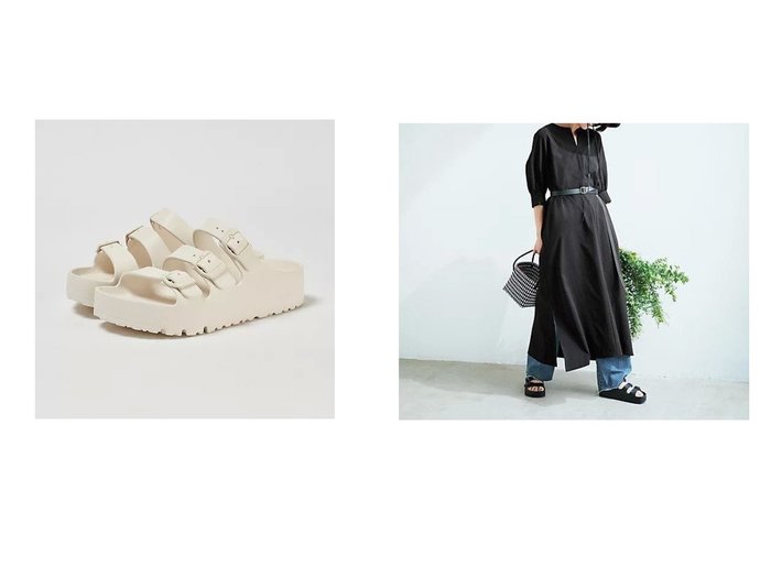 【Papillio by BIRKENSTOCK/ビルケンシュトック パピリオ】丸洗いできる快適厚底サンダル「フロリダEVA」登場 おすすめ人気トレンドファッション通販アイテム 人気、トレンドファッション・服の通販 founy(ファニー) ファッションモデル・俳優・女優 Models 女性 Women 福田麻琴 Fukuda Makoto ファッション Fashion レディースファッション WOMEN スタイリッシュ Stylish 厚底 Platforms 洗える Washable |ID:crp329100000217970