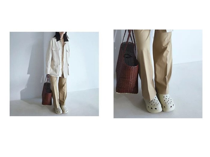 【crocs/クロックス】厚底クロックスはベージュ系でまとめて洗練カジュアルに おすすめ人気トレンドファッション通販アイテム 人気、トレンドファッション・服の通販 founy(ファニー) 　ファッション　Fashion　レディースファッション　WOMEN　アクセサリー　Accessories　人気　Popularity　|ID:crp329100000217975