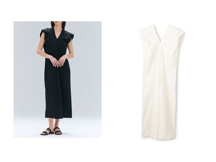 【BEIGE,/ベイジ,】風をまとうような優雅さ漂うドラマティックロングワンピース おすすめ人気トレンドファッション通販アイテム 人気、トレンドファッション・服の通販 founy(ファニー) ファッション Fashion レディースファッション WOMEN ワンピース Dress チュニック Tunic アクセサリー Accessories エレガント 上品 Elegant シンプル Simple チュニック Tunic デコルテ Decolletage ロング Long |ID:crp329100000217983