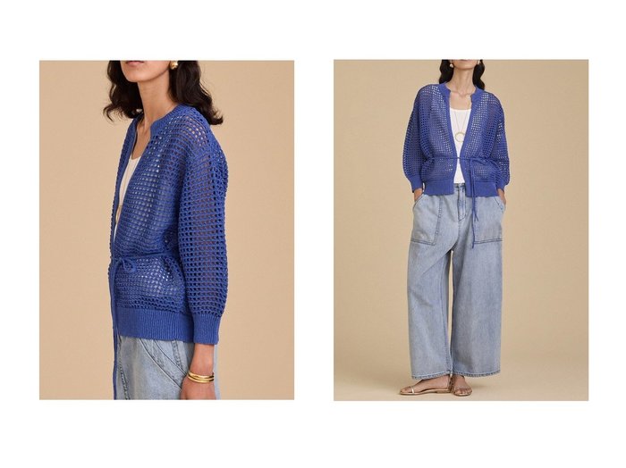 【HOUSE OF LOTUS/ハウス オブ ロータス】涼感メッシュ×軽やか素材で羽織る夏の万能カーディガン おすすめ人気トレンドファッション通販アイテム 人気、トレンドファッション・服の通販 founy(ファニー) 　ファッション　Fashion　レディースファッション　WOMEN　トップス・カットソー　Tops/Tshirt　ニット　Knit Tops　カーディガン　Cardigans　カーディガン　Cardigan　ペーパー　Paper　メッシュ　Mesh　NEW・新作・新着・新入荷　New Arrivals　|ID:crp329100000218037