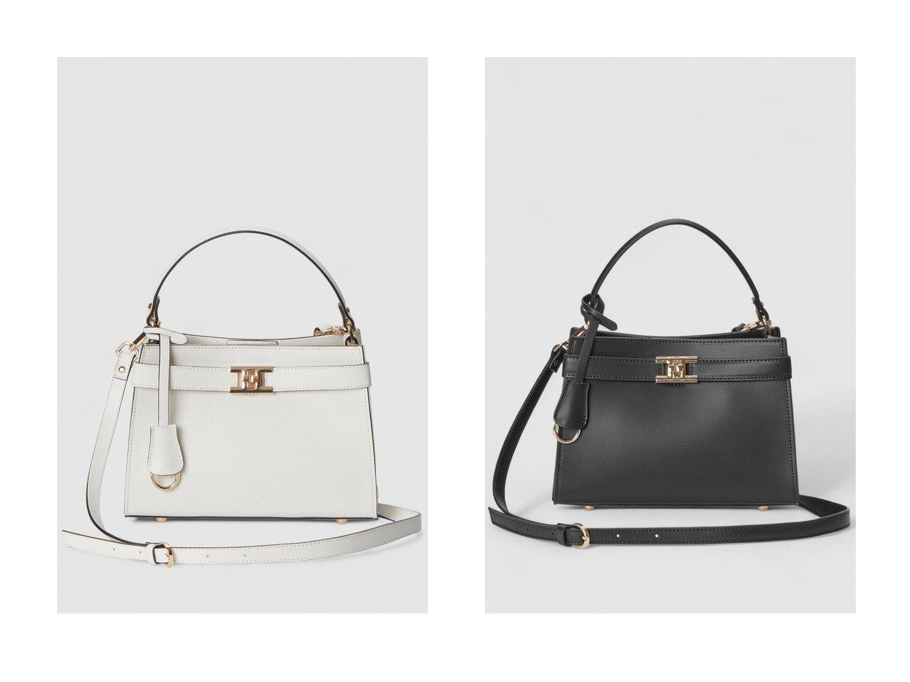 【allureville/アルアバイル】モダン×実用性が光るツイスト金具付き2WAYバッグ おすすめ人気トレンドファッション通販アイテム インテリア・キッズ・メンズ・レディースファッション・服の通販 founy(ファニー) 　ファッション　Fashion　レディースファッション　WOMEN　バッグ　Bag　ショルダー　Shoulder　ツイスト　Twist　ハンドバッグ　Handbag　フロント　Front　マグネット　Magnet　モダン　Modern　NEW・新作・新着・新入荷　New Arrivals　イエロー系　Yellow　ブラック系　Black　|ID:crp329100000218039