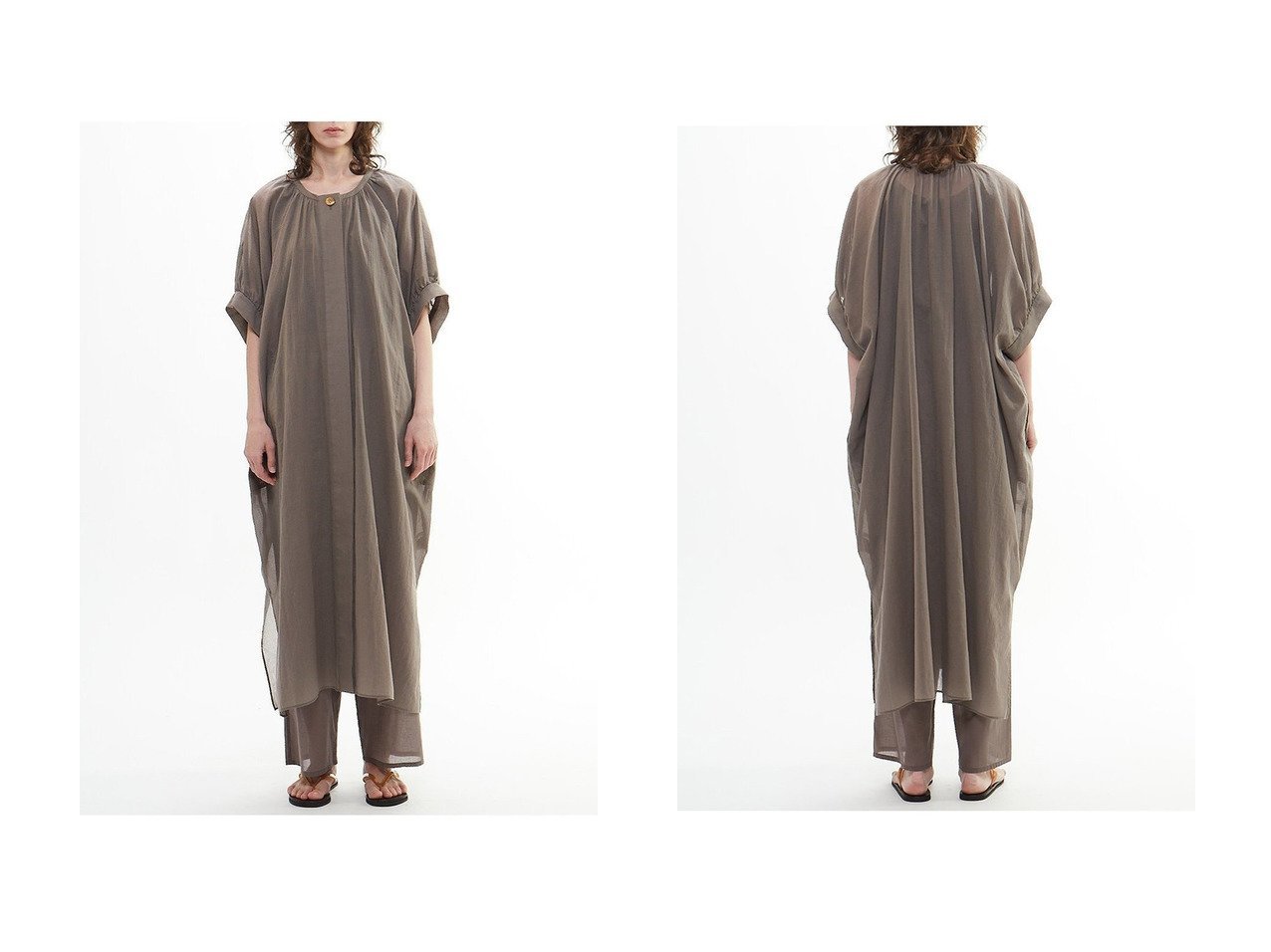 【PLAIN PEOPLE/プレインピープル】清涼感×2WAYスタイルで着まわせるセットドレス おすすめ人気トレンドファッション通販アイテム インテリア・キッズ・メンズ・レディースファッション・服の通販 founy(ファニー) 　ファッション　Fashion　レディースファッション　WOMEN　ワンピース　Dress　ドレス　Party Dresses　チュニック　Tunic　アンダー　Under　チュニック　Tunic　ドレス　Dress　プリント　Print　ロング　Long　NEW・新作・新着・新入荷　New Arrivals　羽織　Haori　|ID:crp329100000218044