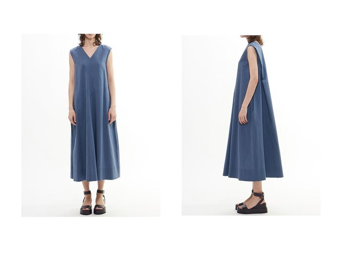 【PLAIN PEOPLE/プレインピープル】ふんわりガーゼ×美Vネックで魅せるフェミニンワンピース おすすめ人気トレンドファッション通販アイテム 人気、トレンドファッション・服の通販 founy(ファニー) ファッション Fashion レディースファッション WOMEN ワンピース Dress チュニック Tunic ダブル Double チュニック Tunic ノースリーブ No Sleeve ロング Long ワッシャー Washer NEW・新作・新着・新入荷 New Arrivals |ID:crp329100000218052