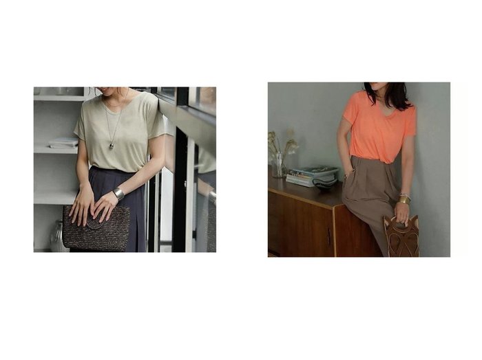 【STYLE DELI/スタイルデリ】涼感×こなれ感を両立するエアリーな極薄Tシャツ【STYLE DELI】新作登場 おすすめ人気トレンドファッション通販アイテム 人気、トレンドファッション・服の通販 founy(ファニー) ファッション Fashion レディースファッション WOMEN トップス・カットソー Tops/Tshirt シャツ/ブラウス Shirts/Blouses ロング / Tシャツ T-Shirts イエロー Yellow インナー Inner エアリー Airy オレンジ Orange 春 Spring カットソー Cut And Sew カーディガン Cardigan キャミソール Camisole ストッキング Stockings タイツ Tights デコルテ Decolletage デニム Denim ネップ Nep Yarn 長袖 Long Sleeve ブルゾン Blouson ポケット Pocket 防寒 Cold Protection ルーズ Loose S/S・春夏 Ss・Spring/Summer 夏 Summer |ID:crp329100000218069