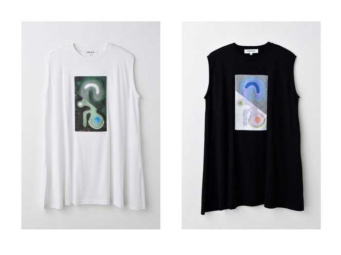【ENFOLD/エンフォルド】手描きのニュアンスが光る華やかプリントTシャツ おすすめ人気トレンドファッション通販アイテム インテリア・キッズ・メンズ・レディースファッション・服の通販 founy(ファニー) https://founy.com/ ファッション Fashion レディースファッション WOMEN トップス・カットソー Tops/Tshirt キャミソール / ノースリーブ No Sleeves シャツ/ブラウス Shirts/Blouses ロング / Tシャツ T-Shirts カットソー Cut and Sewn キャミソール Camisole タンク Tank プリント Print 手描き Hand Drawn NEW・新作・新着・新入荷 New Arrivals |ID:crp329100000218093