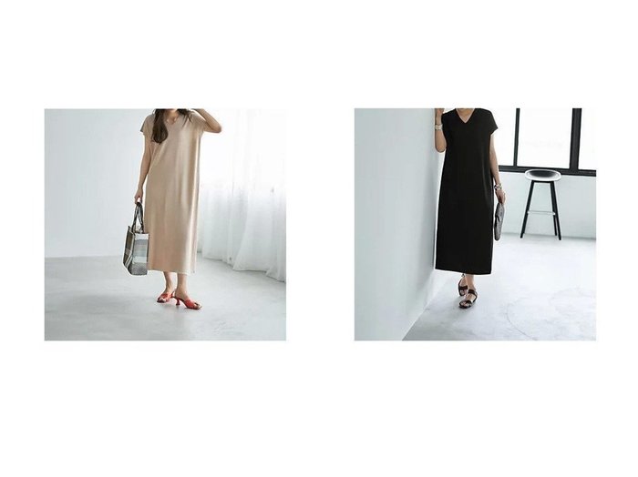 【STYLE DELI/スタイルデリ】表情豊かな編地で涼しく着こなす大人のVネックワンピース おすすめ人気トレンドファッション通販アイテム 人気、トレンドファッション・服の通販 founy(ファニー) ファッション Fashion レディースファッション WOMEN ワンピース Dress ニットワンピース Knit Dresses くるぶし Ankle カーディガン Cardigan キャミソール Camisole 鹿の子 Pique サンダル Sandals サーマル Thermal シューズ Shoes シンプル Simple ジャケット Jacket スニーカー Sneakers タンク Tank デコルテ Decolletage フラット Flat ペチコート Petticoat ポロシャツ Polo Shirt 半袖 Short Sleeve ロング Long ワッフル Waffle おすすめ Recommend 夏 Summer |ID:crp329100000218150
