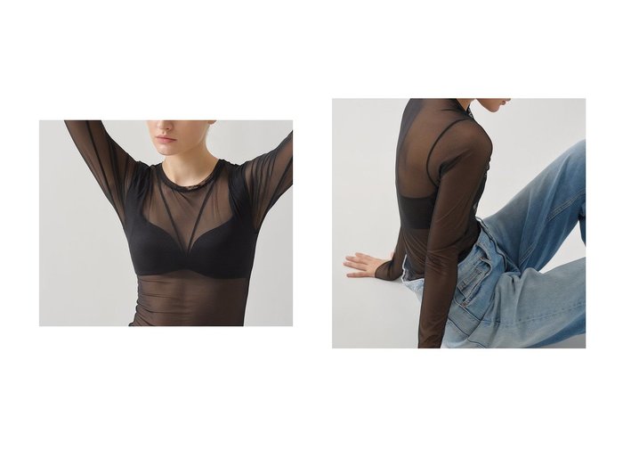 【NICENICE MOMENT/ナイスナイスモーメント】女性らしさを引き立てる透け感ロングスリーブトップス おすすめ人気トレンドファッション通販アイテム 人気、トレンドファッション・服の通販 founy(ファニー) ファッション Fashion レディースファッション WOMEN 下着・ランジェリー Underwear その他インナー・ランジェリー Other lingerie インナー Inner メッシュ Mesh ランジェリー Lingerie NEW・新作・新着・新入荷 New Arrivals |ID:crp329100000218228