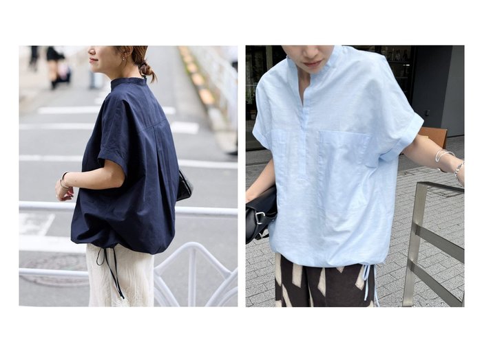 【JOURNAL STANDARD/ジャーナルスタンダード】涼感と上品さを兼ね備えた綿麻スキッパーシャツ おすすめ人気トレンドファッション通販アイテム 人気、トレンドファッション・服の通販 founy(ファニー) ファッション Fashion レディースファッション WOMEN トップス・カットソー Tops/Tshirt シャツ/ブラウス Shirts/Blouses 2025年 2025 2025春夏・S/S Ss,Spring/Summer,2025 スキッパー Skipper スリーブ Sleeve フレンチ French エレガント 上品 Elegant |ID:crp329100000218309