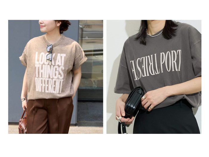 【JOURNAL STANDARD/ジャーナルスタンダード】ラウンド裾がこなれ感を演出する便利なロゴTシャツ おすすめ人気トレンドファッション通販アイテム 人気、トレンドファッション・服の通販 founy(ファニー) ファッション Fashion レディースファッション WOMEN トップス・カットソー Tops/Tshirt シャツ/ブラウス Shirts/Blouses ロング / Tシャツ T-Shirts 2025年 2025 2025春夏・S/S Ss,Spring/Summer,2025 |ID:crp329100000218310