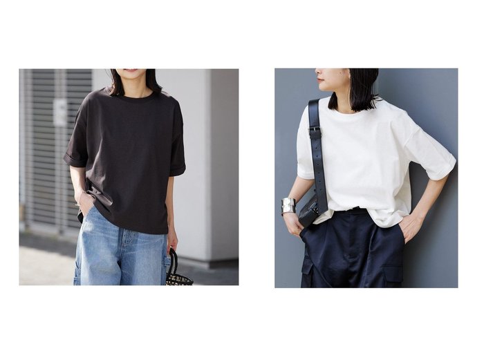 【JOURNAL STANDARD/ジャーナルスタンダード】汗ジミも透け感も気にならない！色違いで揃えたくなる優秀Tシャツ おすすめ人気トレンドファッション通販アイテム 人気、トレンドファッション・服の通販 founy(ファニー) ファッション Fashion レディースファッション WOMEN 2025年 2025 2025春夏・S/S Ss,Spring/Summer,2025 ビッグ Big |ID:crp329100000218313