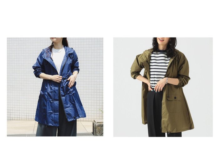 【B:MING LIFE STORE by BEAMS/ビーミングライフストアバイビームス】雨の日もスタイリッシュに モッズコートデザインのレインコート おすすめ人気トレンドファッション通販アイテム 人気、トレンドファッション・服の通販 founy(ファニー) ファッション Fashion レディースファッション WOMEN アウター Coat Outerwear コート Coats 2025年 2025 2025春夏・S/S Ss,Spring/Summer,2025 コンパクト Compact ドローコード Draw Cord モッズコート Mod Coat レイン Rain 旅行 Travel |ID:crp329100000218371