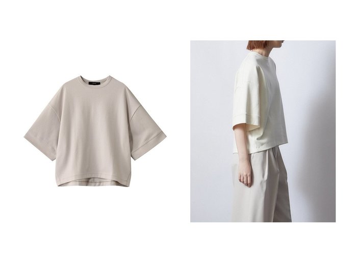【FLORENT/フローレント】機能美×サステナブル 着まわし自在な半袖Tシャツ おすすめ人気トレンドファッション通販アイテム 人気、トレンドファッション・服の通販 founy(ファニー) ファッション Fashion レディースファッション WOMEN トップス・カットソー Tops/Tshirt シャツ/ブラウス Shirts/Blouses ロング / Tシャツ T-Shirts カットソー Cut and Sewn ショート Short スリーブ Sleeve 再入荷 Restock/Back In Stock/Re Arrival 半袖 Short Sleeve 抗菌 Antibacterial |ID:crp329100000218396