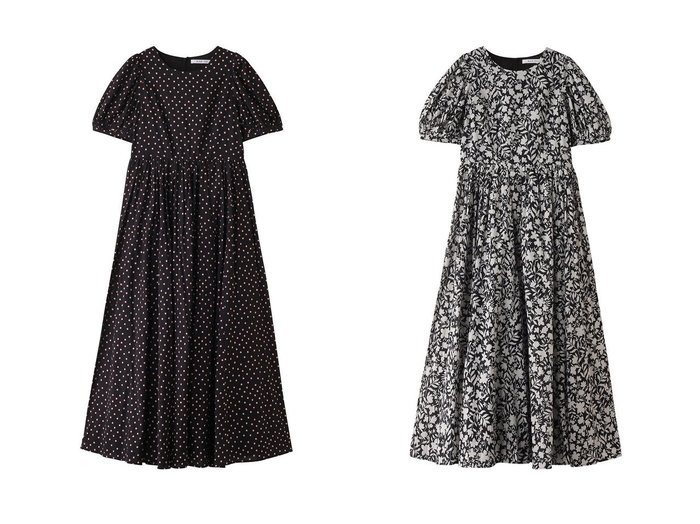 【martinique/マルティニーク】愛らしさと美しさを纏う、「夏のレディのドレス」パフスリーブver. おすすめ人気トレンドファッション通販アイテム 人気、トレンドファッション・服の通販 founy(ファニー) 　ファッション　Fashion　レディースファッション　WOMEN　ワンピース　Dress　ドレス　Party Dresses　チュニック　Tunic　2025年　2025　コンパクト　Compact　スリーブ　Sleeve　チュニック　Tunic　ドレス　Dress　フィット　Fit　フレア　Flare　ロング　Long　人気　Popularity　夏　Summer　定番　Standard　A/W・秋冬　Aw・Autumn/Winter・Fw・Fall-Winter　|ID:crp329100000218491