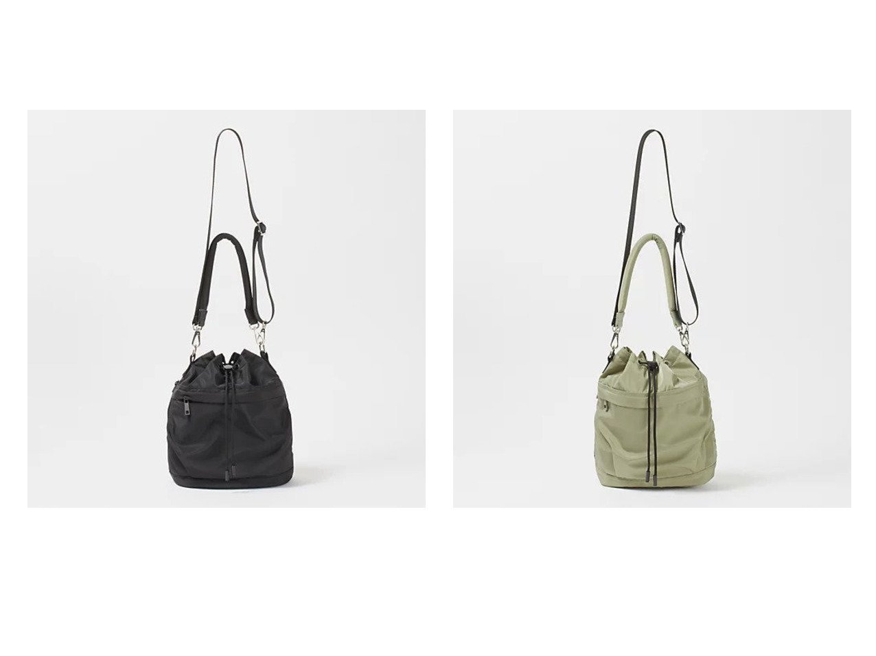 【green label relaxing / UNITED ARROWS/グリーンレーベル リラクシング / ユナイテッドアローズ】撥水×高密度ポリエステルで安心感抜群｜大人の抜け感を叶える筒型ショルダーバッグ おすすめ人気トレンドファッション通販アイテム インテリア・キッズ・メンズ・レディースファッション・服の通販 founy(ファニー) 　ファッション　Fashion　レディースファッション　WOMEN　バッグ　Bag　タンブラー　Tumbler　ポケット　Pocket　ポーチ　Pouch　人気　Popularity　別注　Special Order　ブラック系　Black　|ID:crp329100000218509