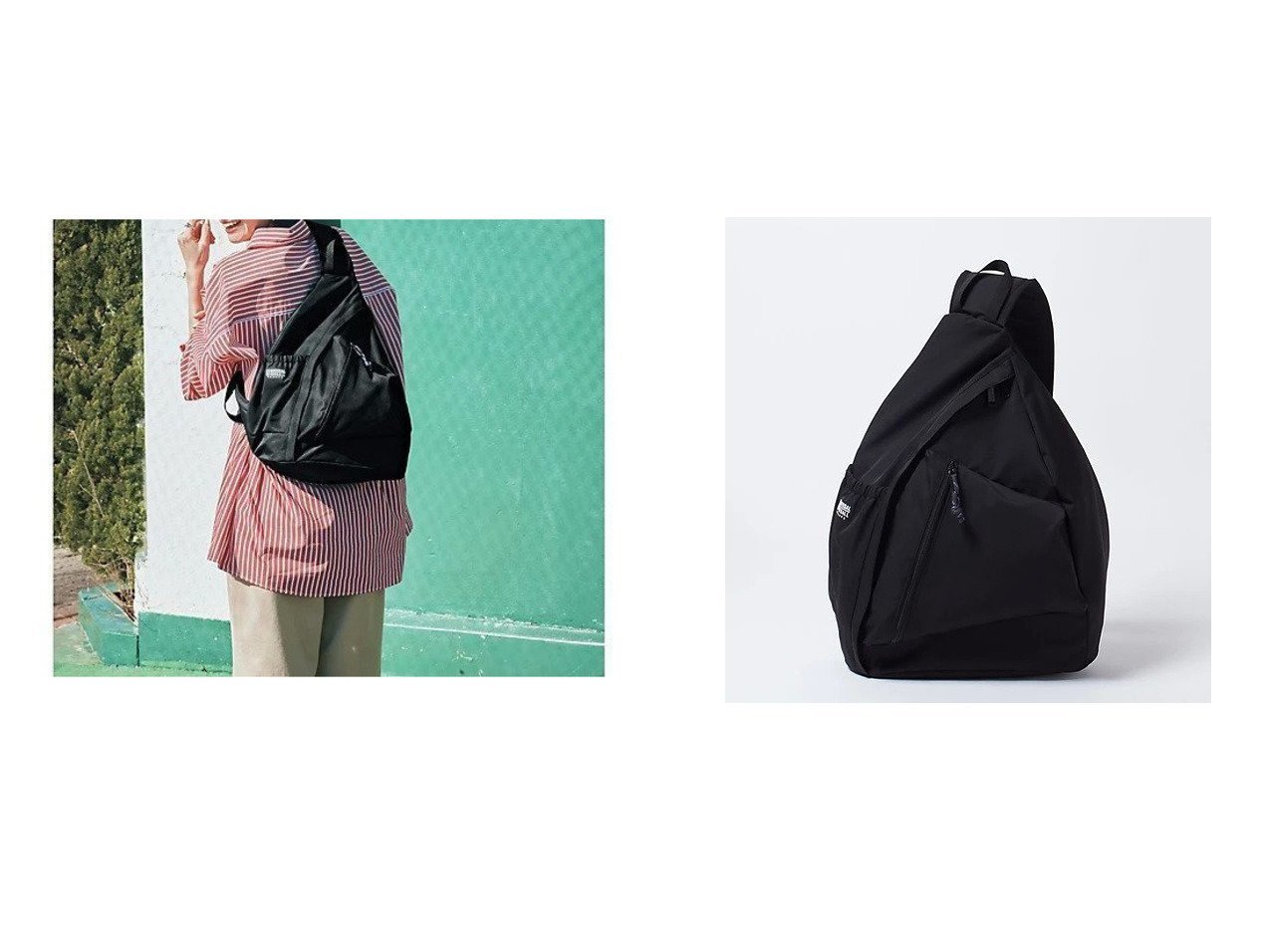 【UNIVERSAL OVERALL/ユニバーサル オーバーオール】15L収納×洗練された黒｜仕分け上手な大人の撥水ショルダーバッグ おすすめ人気トレンドファッション通販アイテム インテリア・キッズ・メンズ・レディースファッション・服の通販 founy(ファニー) 　ファッション　Fashion　レディースファッション　WOMEN　バッグ　Bag　クッション　Cushion　スタイリッシュ　Stylish　ドロップ　Drop　フィット　Fit　リュック　Ruck Sack　傘　Umbrella　別注　Special Order　旅行　Travel　ブラック系　Black　|ID:crp329100000218510