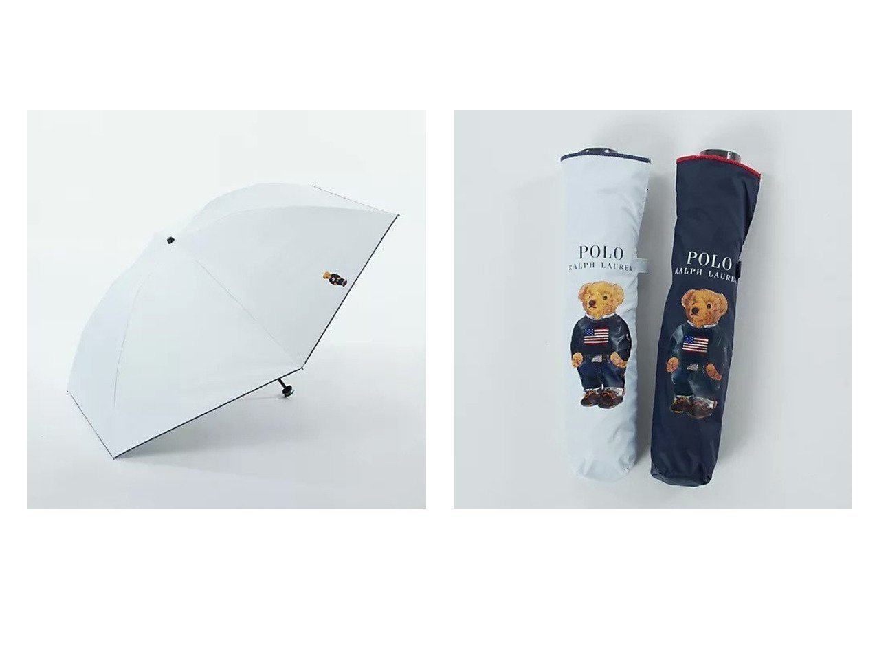 【POLO RALPH LAUREN/ポロラルフローレン】ポロベアが魅せる上質デザイン｜晴雨兼用・高機能折りたたみ傘 おすすめ人気トレンドファッション通販アイテム インテリア・キッズ・メンズ・レディースファッション・服の通販 founy(ファニー) 　ファッション　Fashion　レディースファッション　WOMEN　傘 / レイングッズ　Umbrellas/Rainwear　アイビー　Ivy　傘　Umbrella　スタイリッシュ　Stylish　スマート　Smart　ニューヨーク　New York　日傘　Parasol　ブルー系　Blue　|ID:crp329100000218517